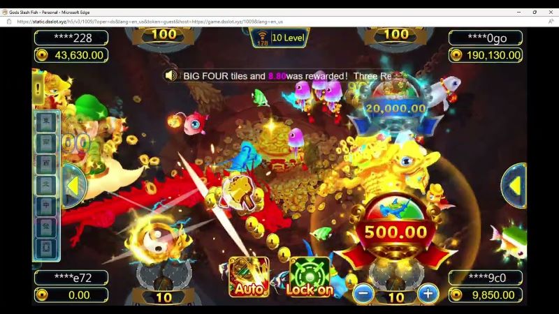 Bắn Cá Gods Slash Fish tại VANDO88 hơn 12 sảnh chơi